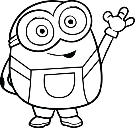 Minion Printable Coloring Pages